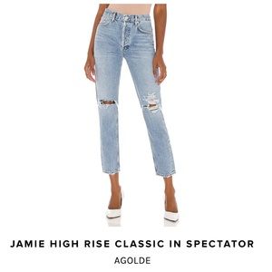 Agolde High Rise Classic in Spectator